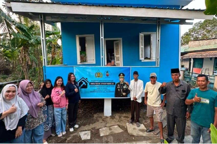 Kapolri Bedah Rumah Guru Ngaji di Palembang, Begini Penampakannya