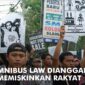 buruh dan mahasiswa di yogyakart
